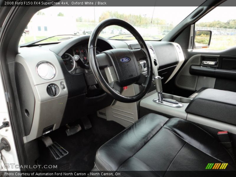 Oxford White / Black 2008 Ford F150 FX4 SuperCrew 4x4