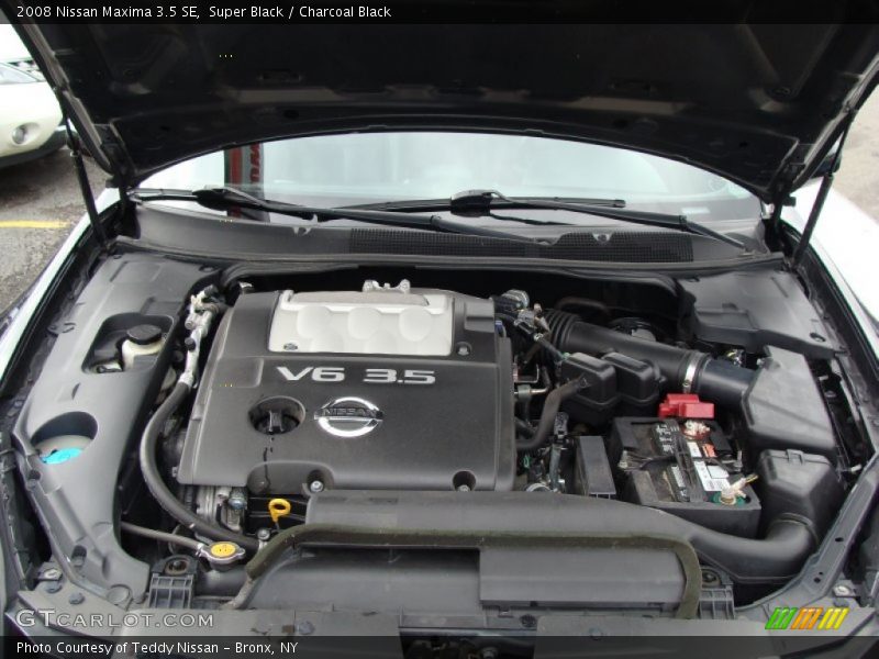 Super Black / Charcoal Black 2008 Nissan Maxima 3.5 SE