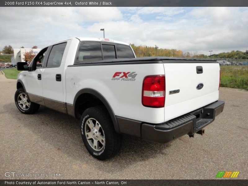 Oxford White / Black 2008 Ford F150 FX4 SuperCrew 4x4