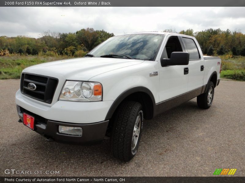 Oxford White / Black 2008 Ford F150 FX4 SuperCrew 4x4