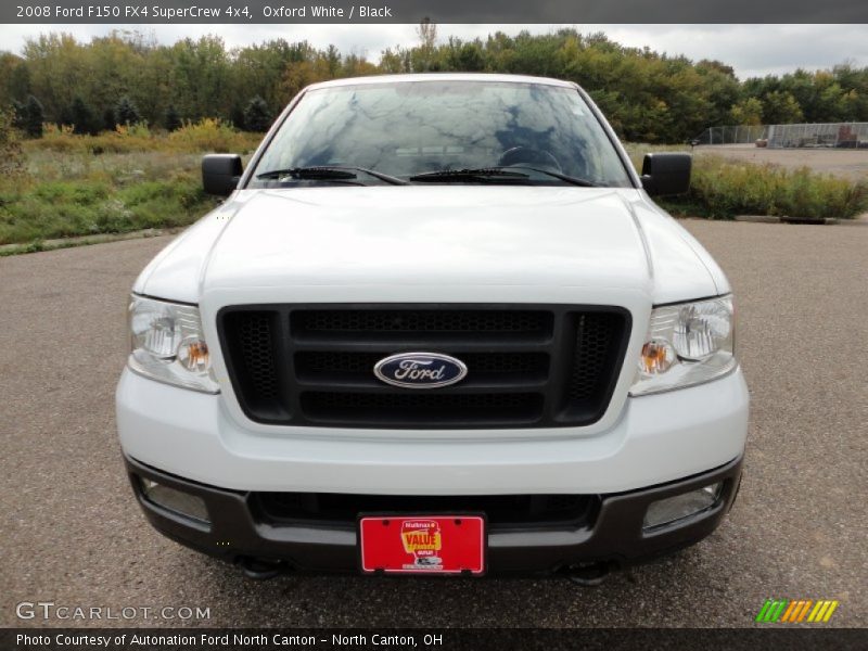 Oxford White / Black 2008 Ford F150 FX4 SuperCrew 4x4