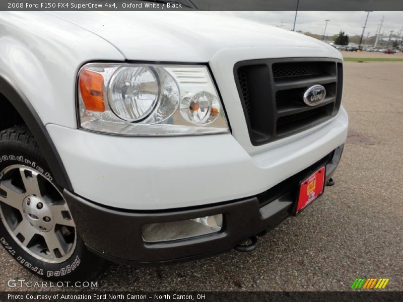 Oxford White / Black 2008 Ford F150 FX4 SuperCrew 4x4
