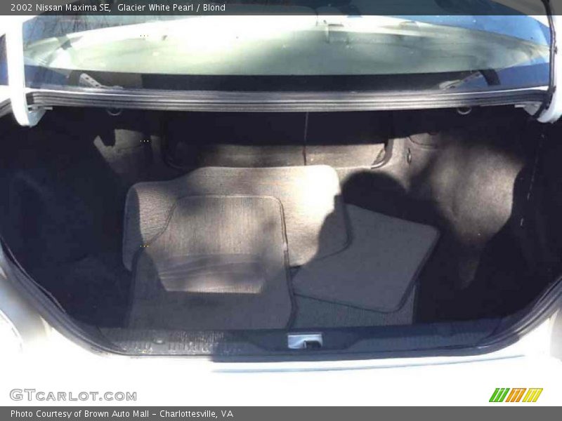 Glacier White Pearl / Blond 2002 Nissan Maxima SE