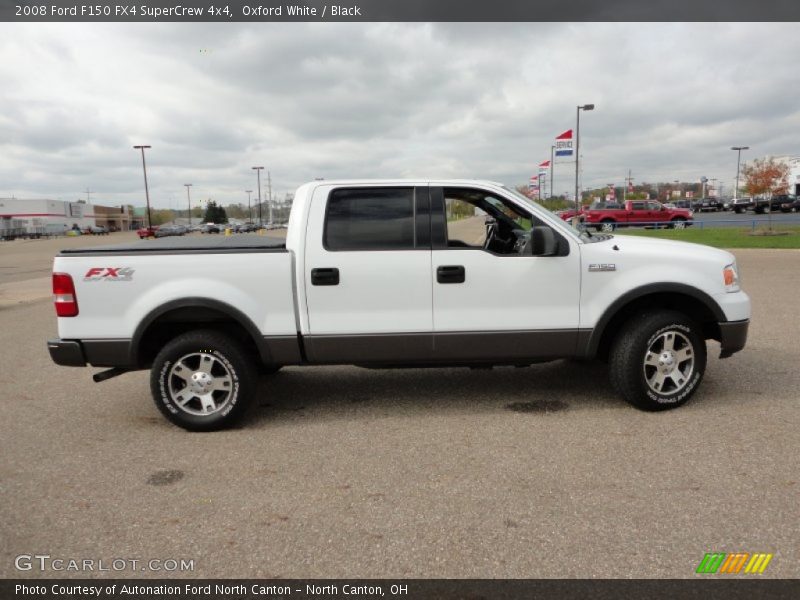 Oxford White / Black 2008 Ford F150 FX4 SuperCrew 4x4