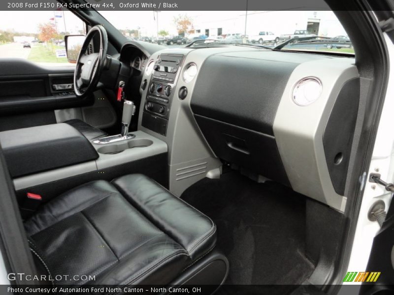 Oxford White / Black 2008 Ford F150 FX4 SuperCrew 4x4