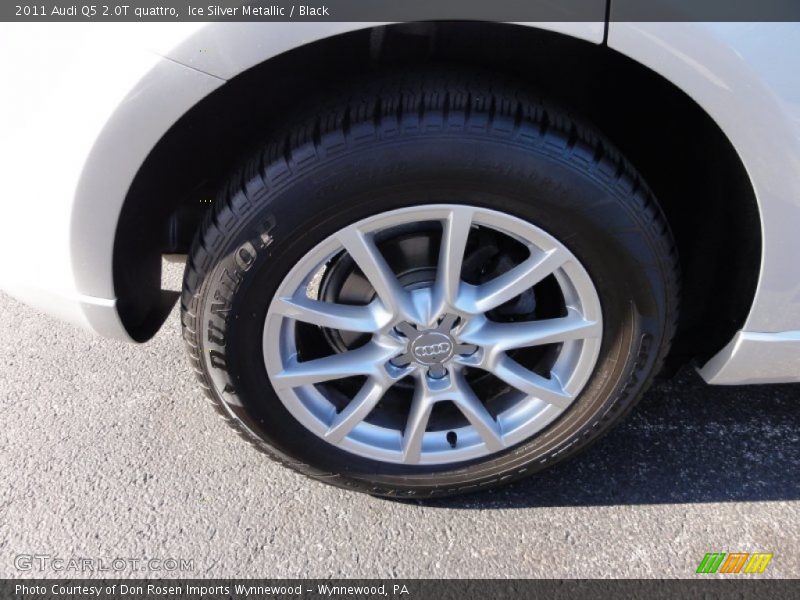 Ice Silver Metallic / Black 2011 Audi Q5 2.0T quattro