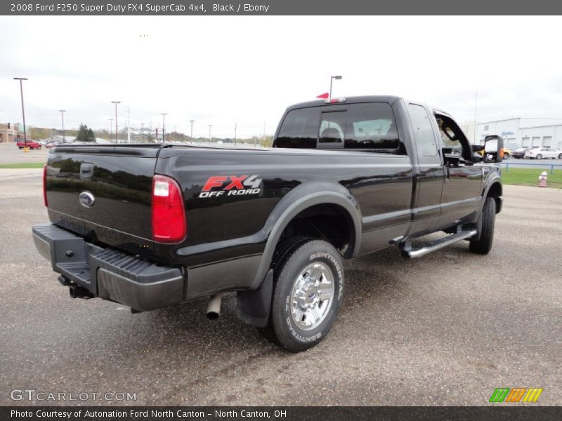 Black / Ebony 2008 Ford F250 Super Duty FX4 SuperCab 4x4