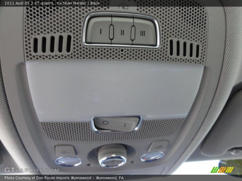 Ice Silver Metallic / Black 2011 Audi Q5 2.0T quattro