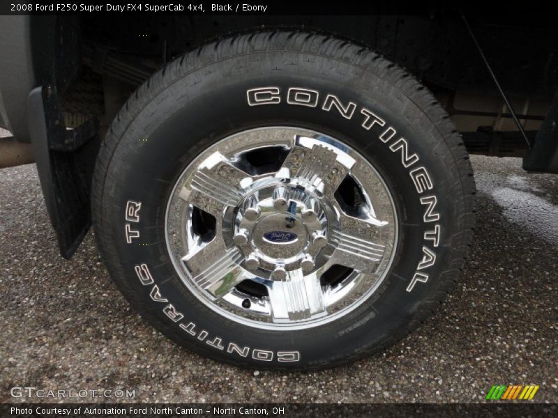 Black / Ebony 2008 Ford F250 Super Duty FX4 SuperCab 4x4