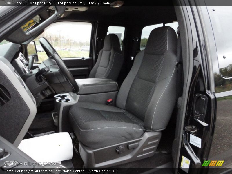 Black / Ebony 2008 Ford F250 Super Duty FX4 SuperCab 4x4