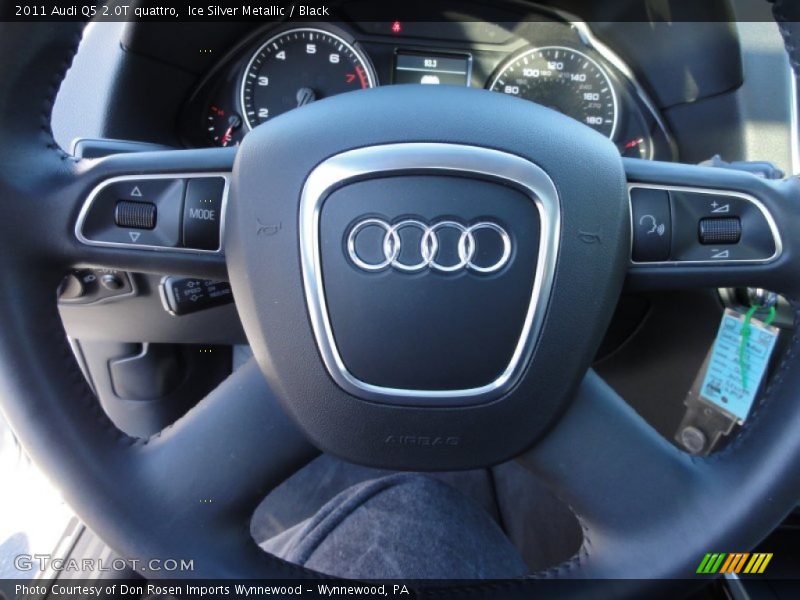 Ice Silver Metallic / Black 2011 Audi Q5 2.0T quattro