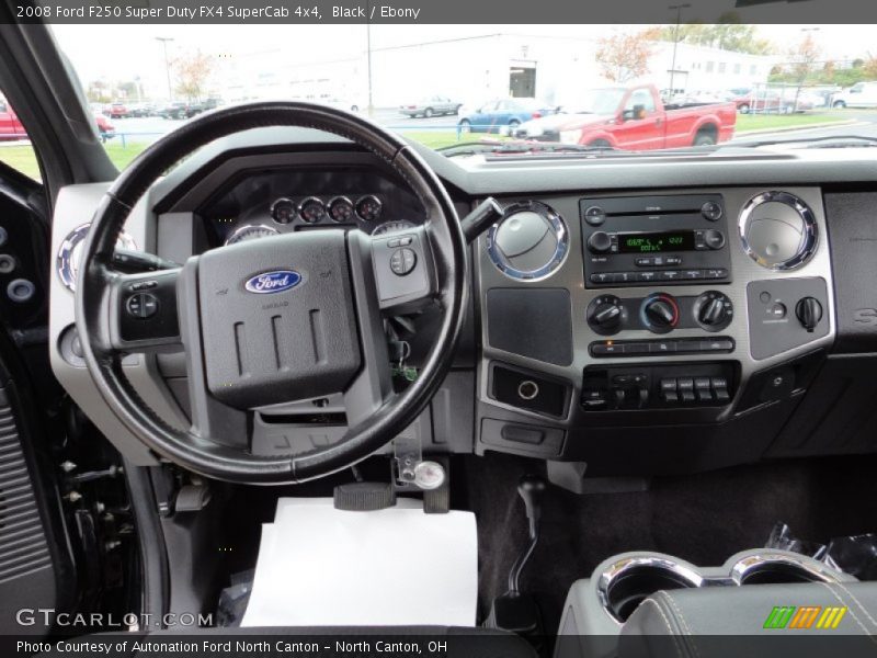 Black / Ebony 2008 Ford F250 Super Duty FX4 SuperCab 4x4
