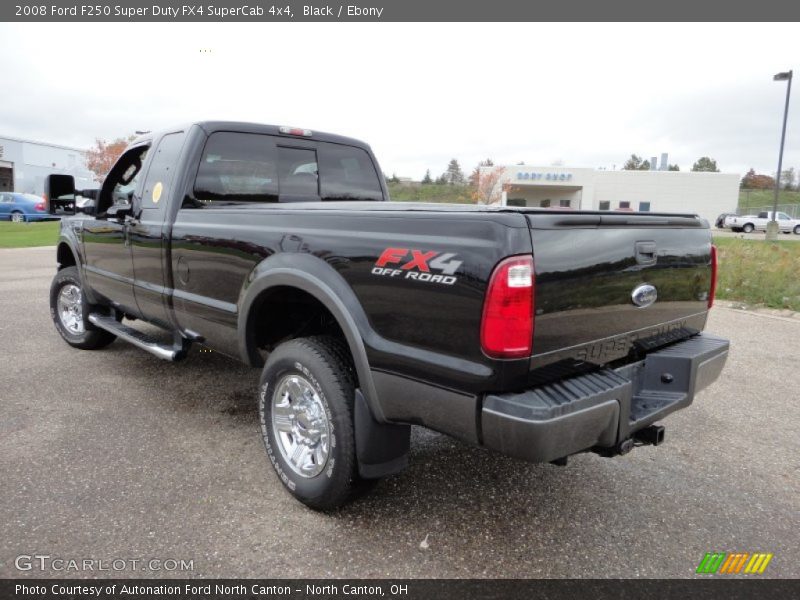 Black / Ebony 2008 Ford F250 Super Duty FX4 SuperCab 4x4
