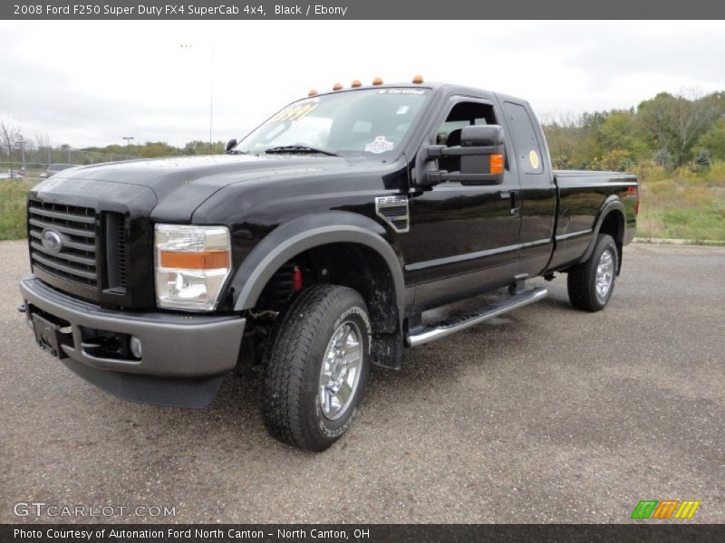 Black / Ebony 2008 Ford F250 Super Duty FX4 SuperCab 4x4