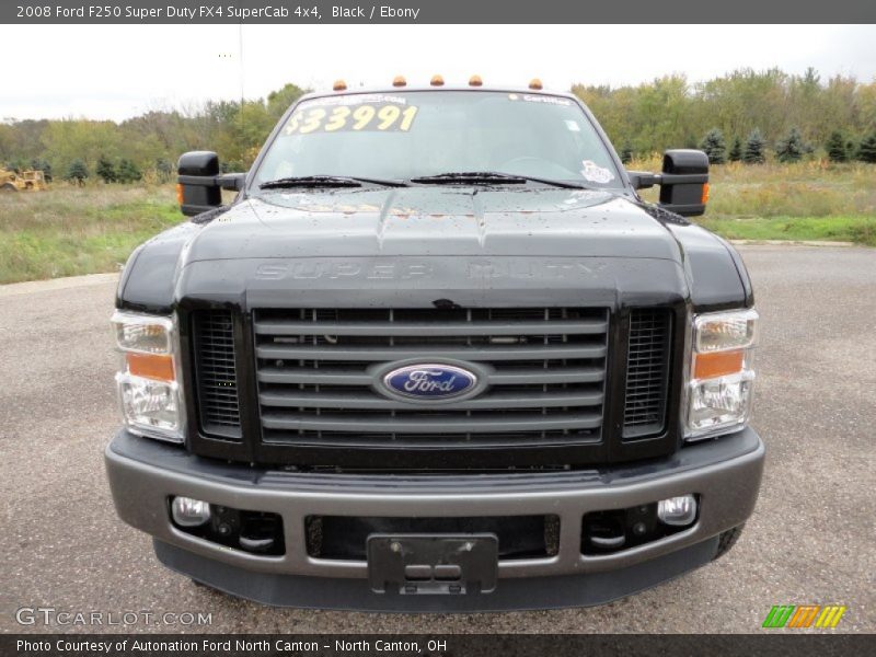 Black / Ebony 2008 Ford F250 Super Duty FX4 SuperCab 4x4