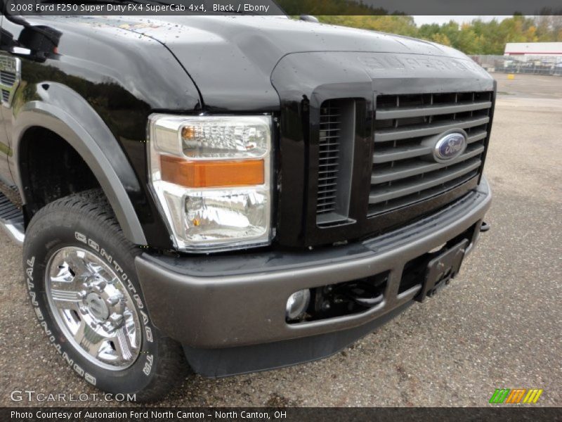 Black / Ebony 2008 Ford F250 Super Duty FX4 SuperCab 4x4