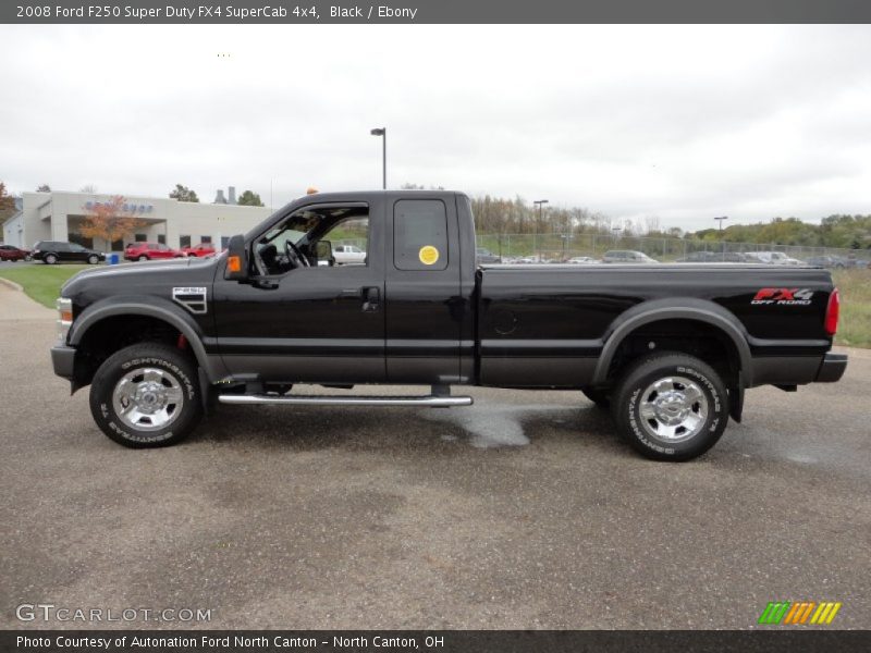 Black / Ebony 2008 Ford F250 Super Duty FX4 SuperCab 4x4