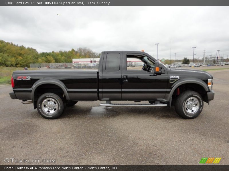 Black / Ebony 2008 Ford F250 Super Duty FX4 SuperCab 4x4