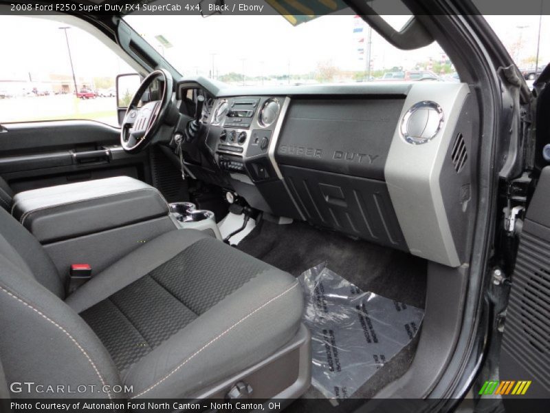 Black / Ebony 2008 Ford F250 Super Duty FX4 SuperCab 4x4