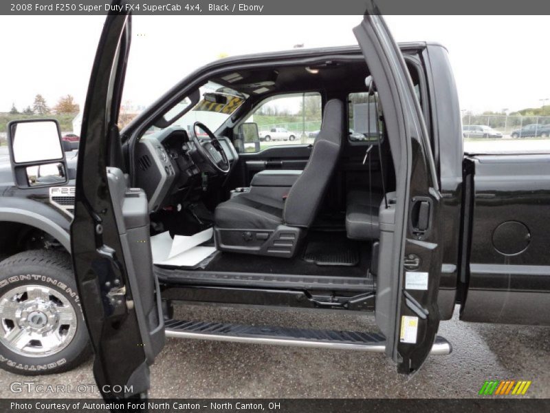Black / Ebony 2008 Ford F250 Super Duty FX4 SuperCab 4x4