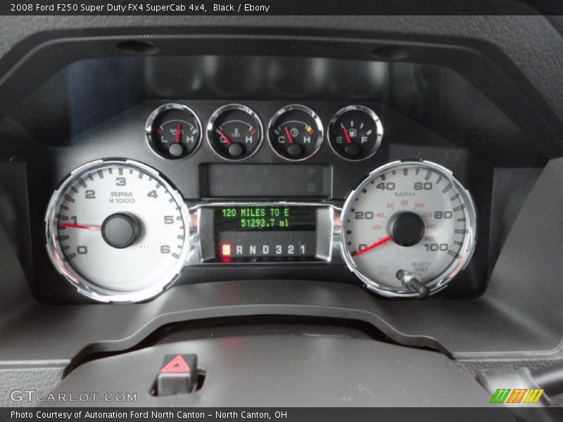 Black / Ebony 2008 Ford F250 Super Duty FX4 SuperCab 4x4