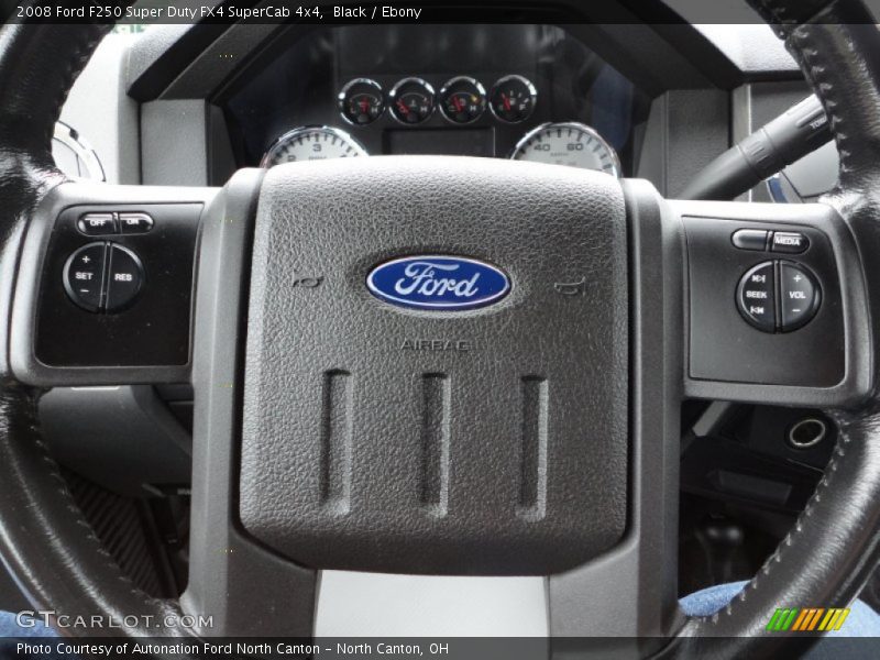 Black / Ebony 2008 Ford F250 Super Duty FX4 SuperCab 4x4