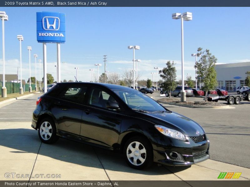 Black Sand Mica / Ash Gray 2009 Toyota Matrix S AWD