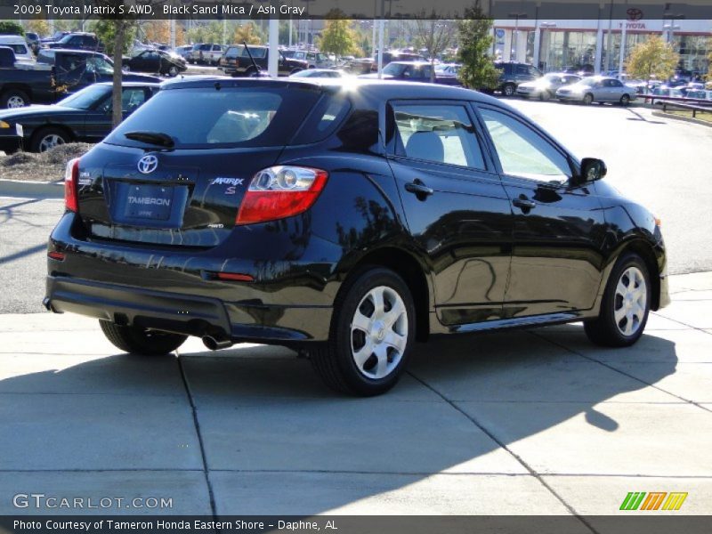 Black Sand Mica / Ash Gray 2009 Toyota Matrix S AWD