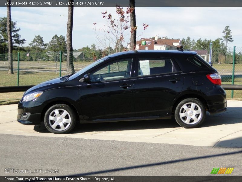 Black Sand Mica / Ash Gray 2009 Toyota Matrix S AWD