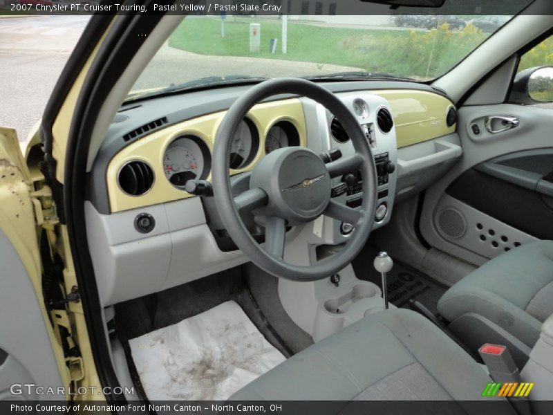 Pastel Yellow / Pastel Slate Gray 2007 Chrysler PT Cruiser Touring