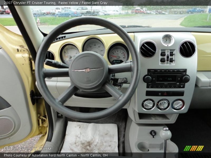 Pastel Yellow / Pastel Slate Gray 2007 Chrysler PT Cruiser Touring