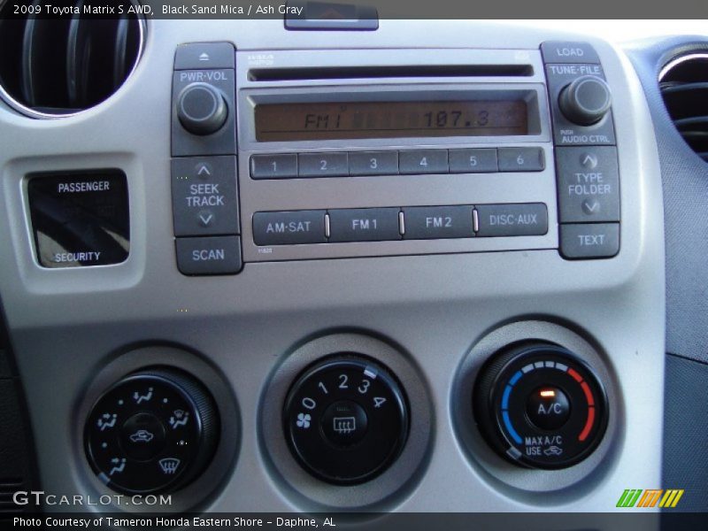 Black Sand Mica / Ash Gray 2009 Toyota Matrix S AWD