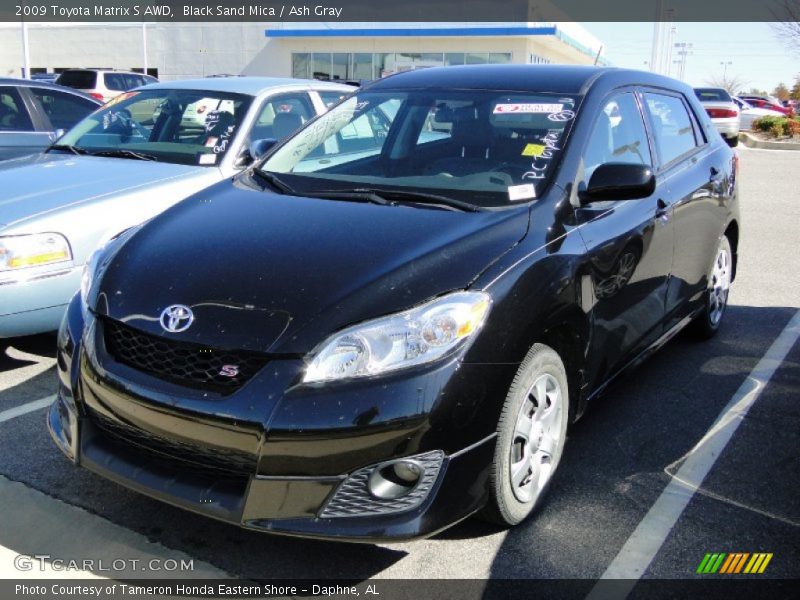 Black Sand Mica / Ash Gray 2009 Toyota Matrix S AWD