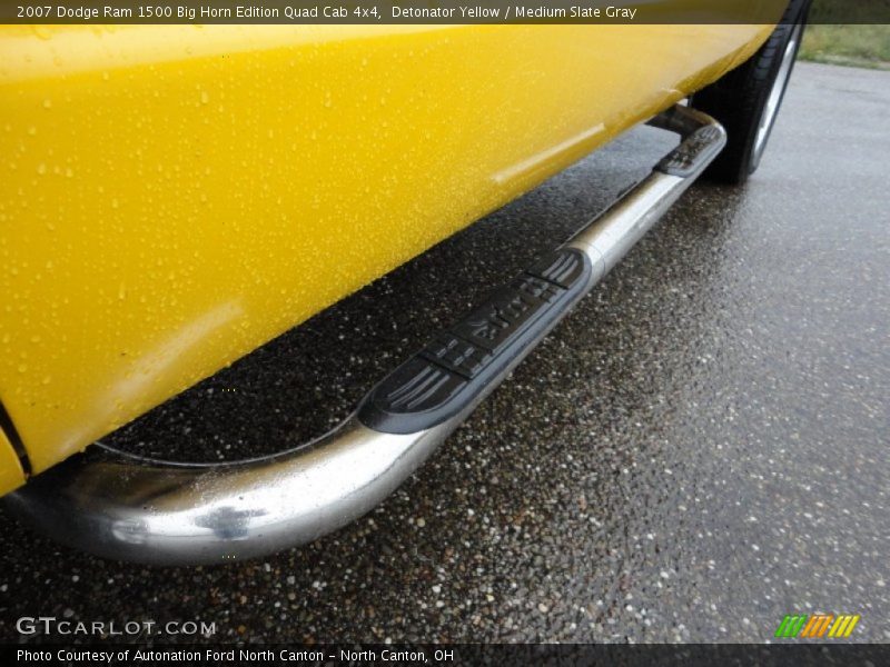 Detonator Yellow / Medium Slate Gray 2007 Dodge Ram 1500 Big Horn Edition Quad Cab 4x4