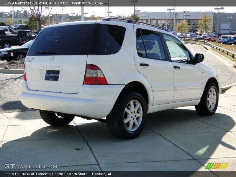 Polar White / Grey 1999 Mercedes-Benz ML 430 4Matic
