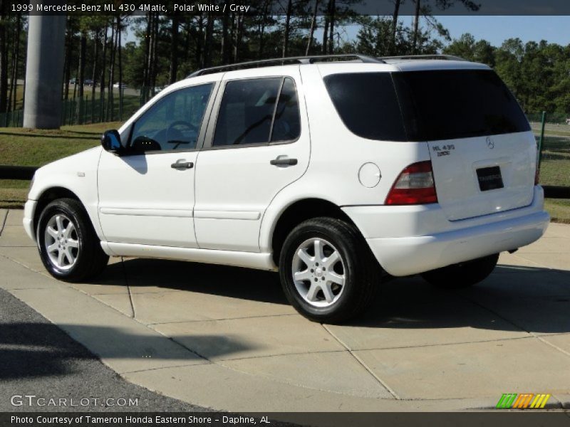 Polar White / Grey 1999 Mercedes-Benz ML 430 4Matic