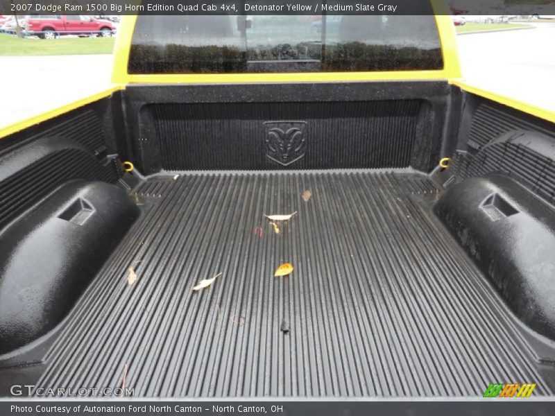 Detonator Yellow / Medium Slate Gray 2007 Dodge Ram 1500 Big Horn Edition Quad Cab 4x4