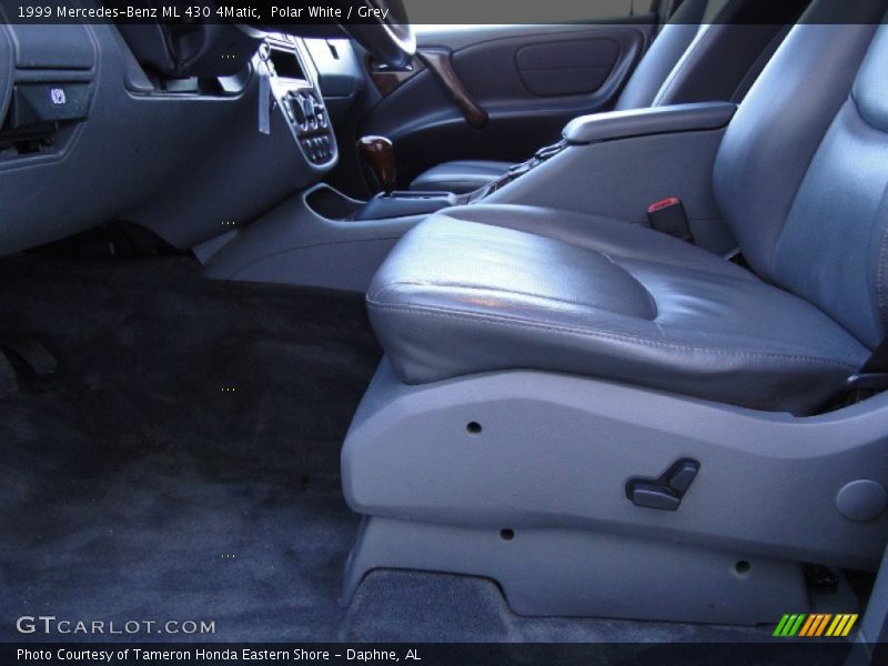 Polar White / Grey 1999 Mercedes-Benz ML 430 4Matic