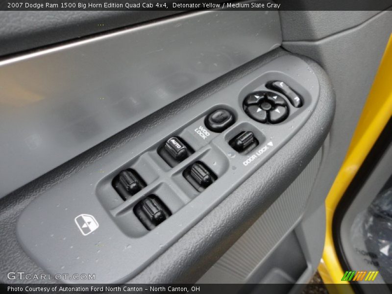 Detonator Yellow / Medium Slate Gray 2007 Dodge Ram 1500 Big Horn Edition Quad Cab 4x4