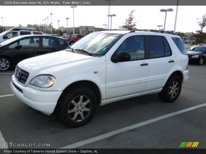 Polar White / Grey 1999 Mercedes-Benz ML 430 4Matic