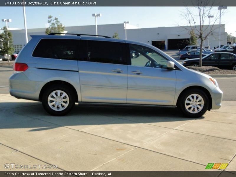 Slate Green Metallic / Olive 2010 Honda Odyssey EX
