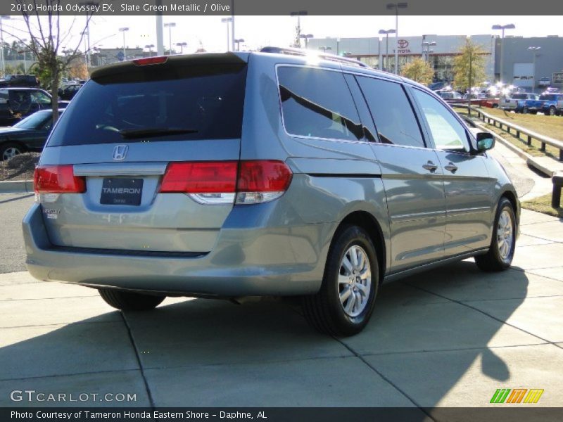 Slate Green Metallic / Olive 2010 Honda Odyssey EX