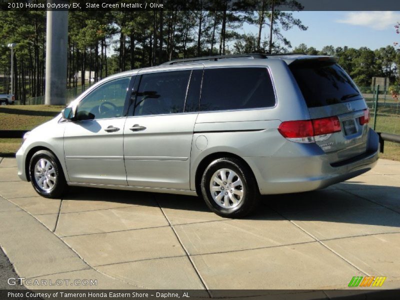 Slate Green Metallic / Olive 2010 Honda Odyssey EX
