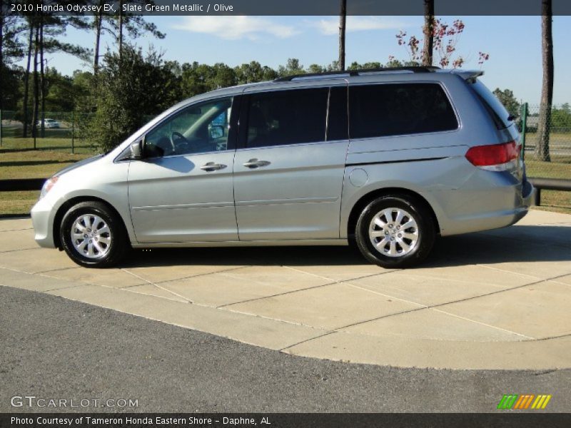 Slate Green Metallic / Olive 2010 Honda Odyssey EX