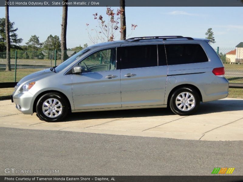 Slate Green Metallic / Olive 2010 Honda Odyssey EX