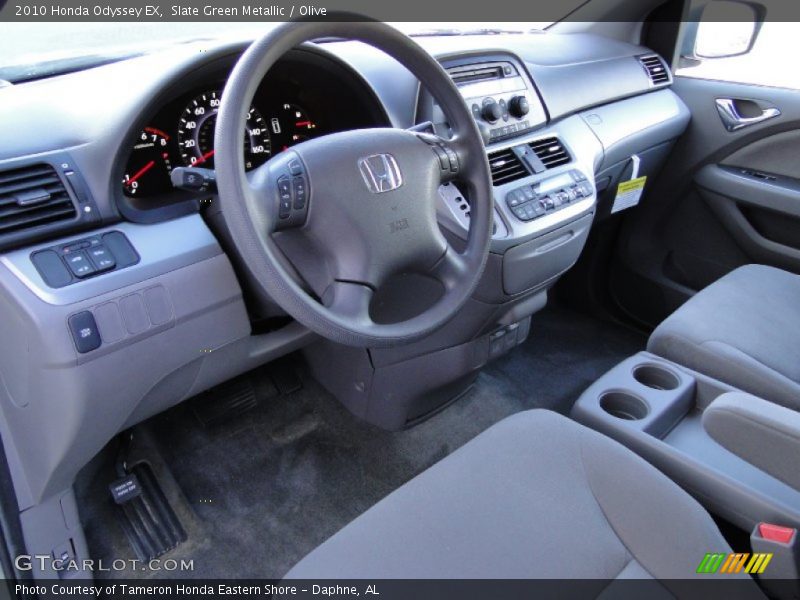 Slate Green Metallic / Olive 2010 Honda Odyssey EX