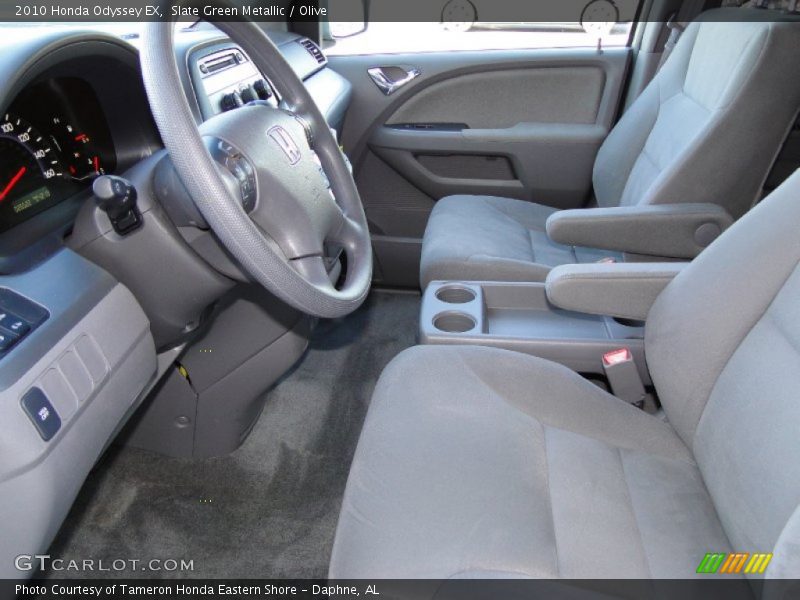 Slate Green Metallic / Olive 2010 Honda Odyssey EX