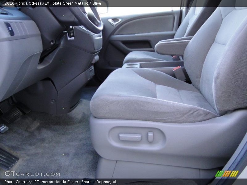 Slate Green Metallic / Olive 2010 Honda Odyssey EX