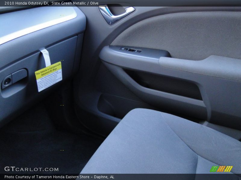 Slate Green Metallic / Olive 2010 Honda Odyssey EX