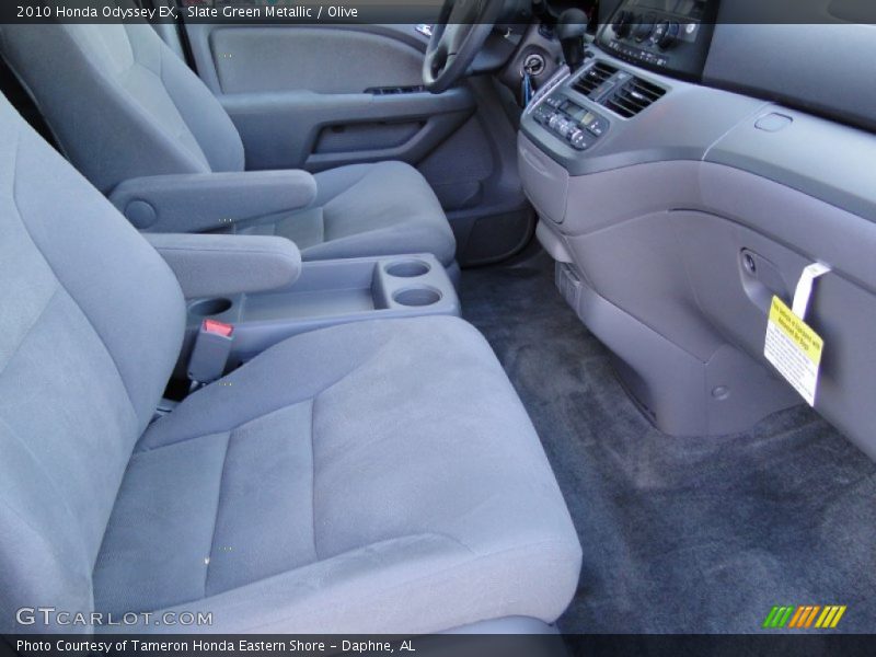 Slate Green Metallic / Olive 2010 Honda Odyssey EX